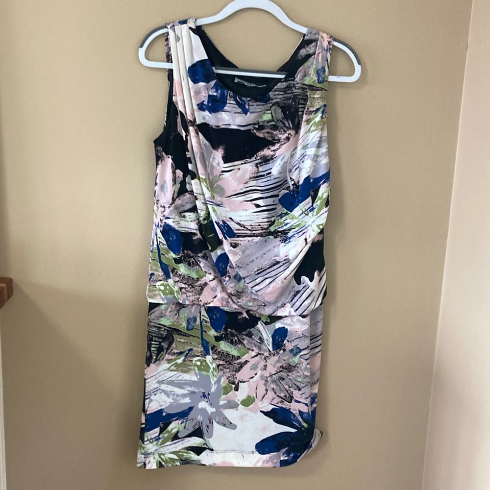 Lily  Abstract Print Dress Size Medium
